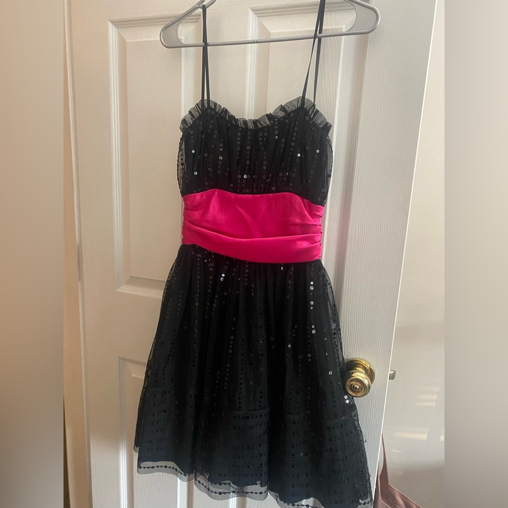 Black and Pink Dress